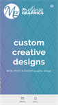 Mobile Screenshot of melaniegraphics.com